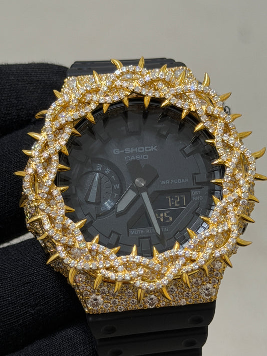 VS1 Mosaic Setting Natural Diamond G Shock 9CT