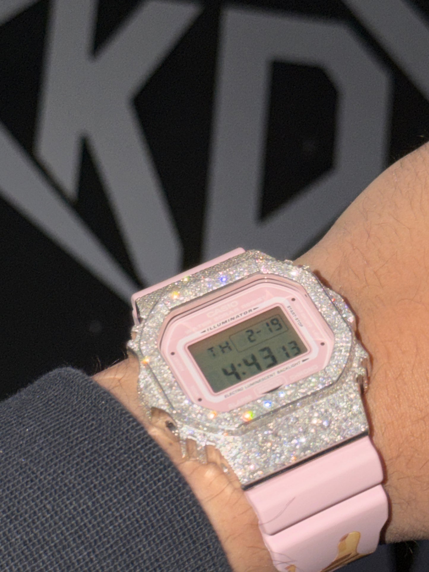 Limited Edition IceCream G Shock 5Ct Vs1 Natural Diamonds