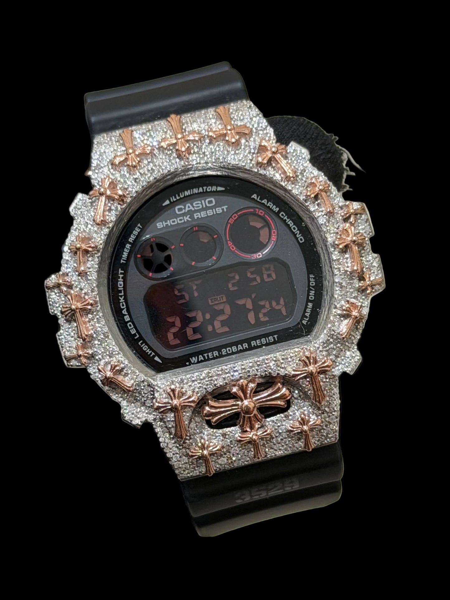 Custom Casio Diamond G Shock 5Ct VS Natural 6900