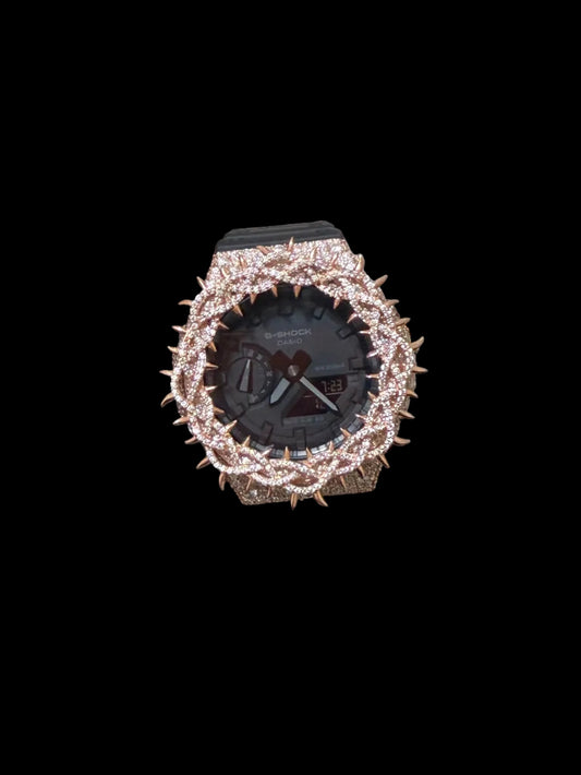 VS1 Natural Diamonds Mosaic Thorn 9Ct G Shock